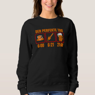 Axe Saying Saw Chainsaw Woodcutter The Perfect Day Sweatshirt