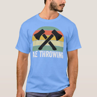 Axe Throwing Axe Throwing Design Axe Throwing Vint T-Shirt