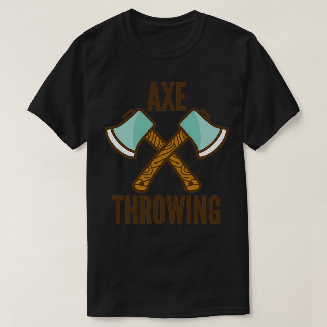 Axe Throwing Axe Throwing Lovers Axe Throwing Desi T-Shirt (Design Front)