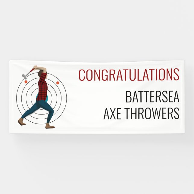 Axe Throwing Banner (Horizontal)