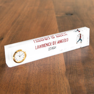 Axe Throwing Desk Name Plate