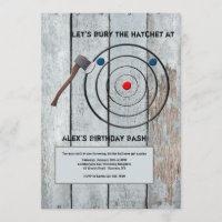 Axe Throwing Invitation