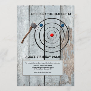Axe Throwing Invitation