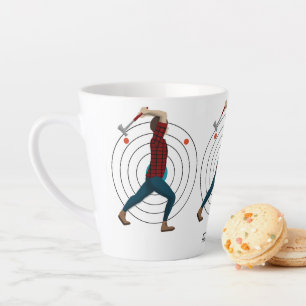 Axe Throwing Latte Mug