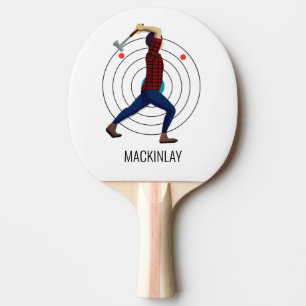 Axe Throwing Ping Pong Paddle