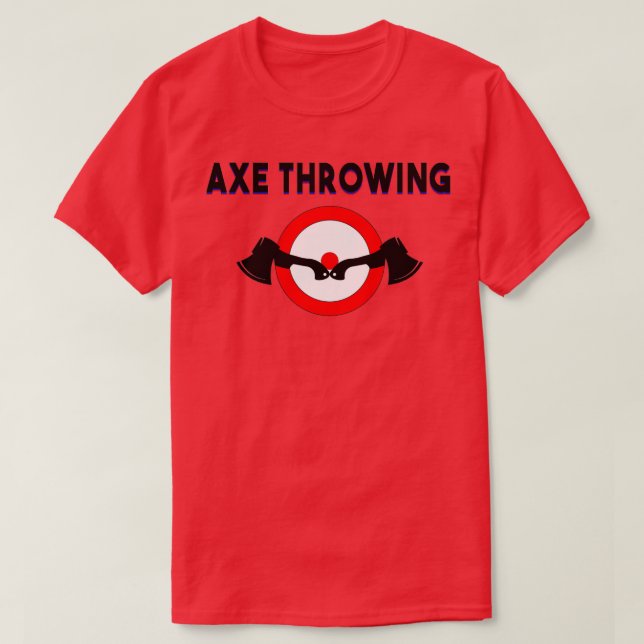 Axe Throwing Target 4 T-Shirt (Design Front)