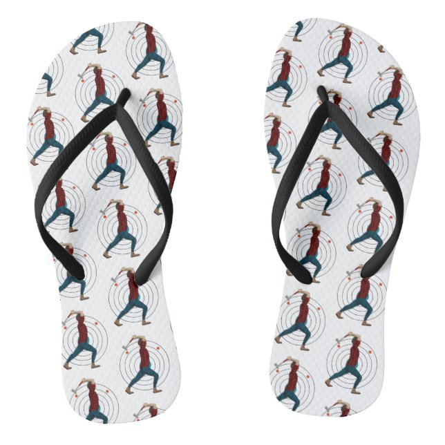 Axe Throwing Thongs (Footbed)