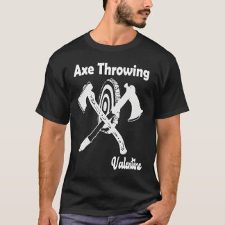 Axe Throwing Valentine's Day T-Shirt