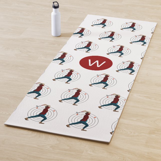 Axe Throwing Yoga Mat (In Situ)