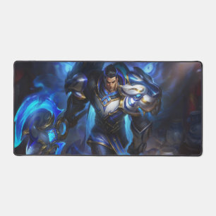 Axe Wielder Gaming Desk Mat Weapon Master Design