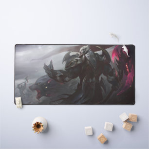 Axe Wielder Gaming Desk Mat Weapon Master Design