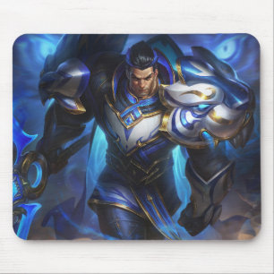 Axe Wielder Gaming Mousepad Legendary Warrior