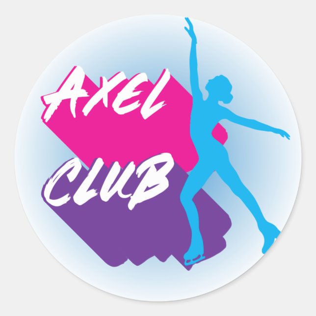 "Axel club" sticker (Front)