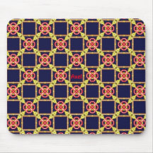 AXEL ~ Fluoro Abstract Pattern ~ Personalised