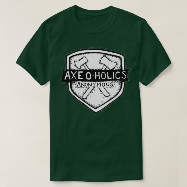 AxeOHolics Anonymous Shield Stamp Classic TShirt (Design Front)