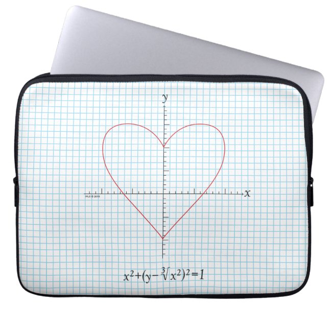 Axes Heart Laptop Sleeve (Front)