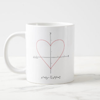 Axes Heart Large Coffee Mug