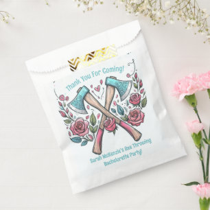Axes & Roses - Axe Throwing Bachelorette Party Favour Bag