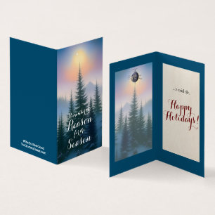 Axial Tilt - Atheist Christmas Cards - 25pk Small 