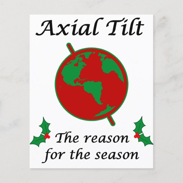 Axial Tilt Reason for the Season Flyer (Front)
