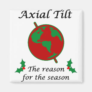 Axial Tilt Reason for the Season Magnet
