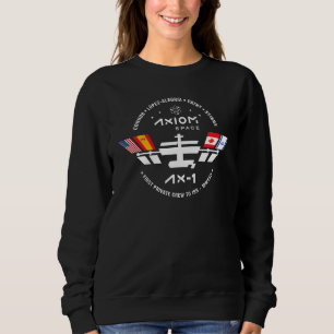 Axiom Axe 1 Mission Canada Astronaut Mark Pathy Dr Sweatshirt