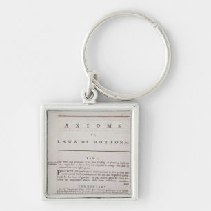Axioms, or Laws of Motion, from Volume I Key Ring