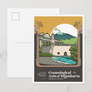 Axis of Yogyakarta Indonesia Travel Postcard