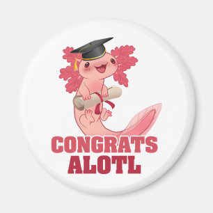AXLOTL GRADUATION CONGRATS ALOTL AXOLOTL Classic Magnet
