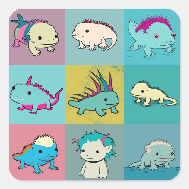 Axofailure 10 square sticker (Front)