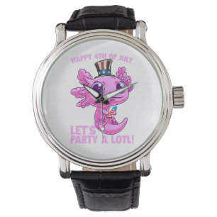 Axolotl 4th of July Patriotic Independence Day  Watch