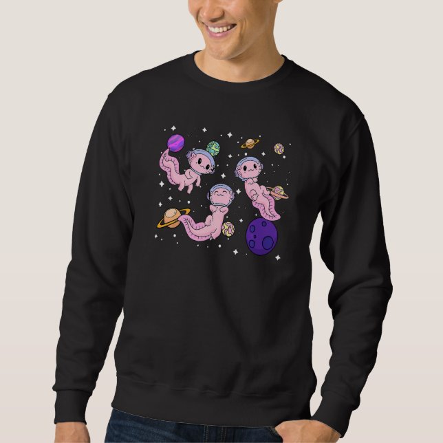 Axolotl Amphibian  Sayings  3 Sweatshirt (Front)