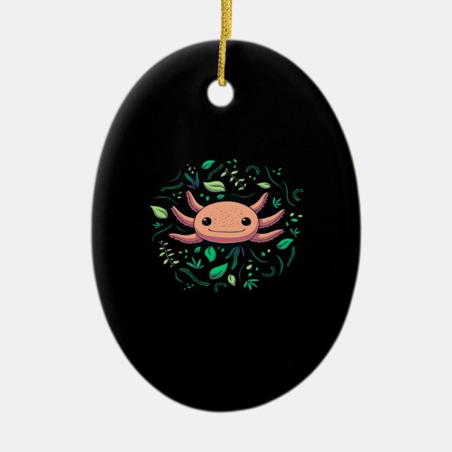 Axolotl Animal Cute Pet | Cool Animal Lovers Ceramic Ornament (Front)
