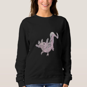 Axolotl Animal Women Mexican Fish Amphibian 4 Sweatshirt
