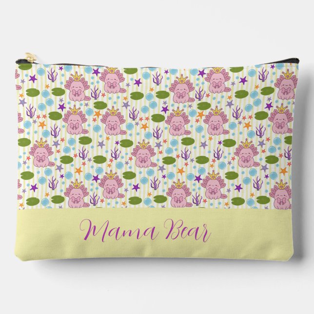 Axolotl Aquarium Girl Accessory Pouch (Front)