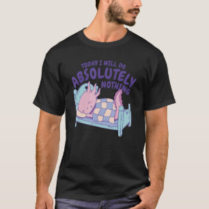 Axolotl Axolotls Nap Sleeping Sleep Pajama Pyjamas T-Shirt