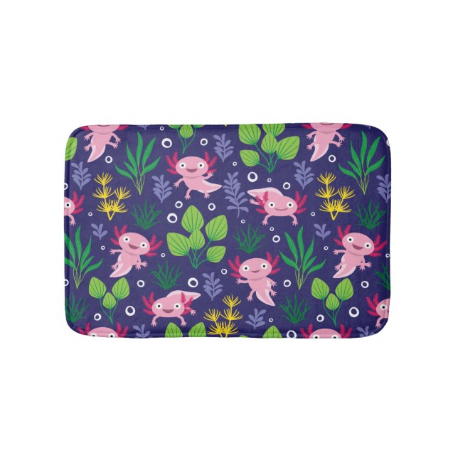 Axolotl Bath Mat (Front)