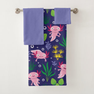 Axolotl Bath Towel Set