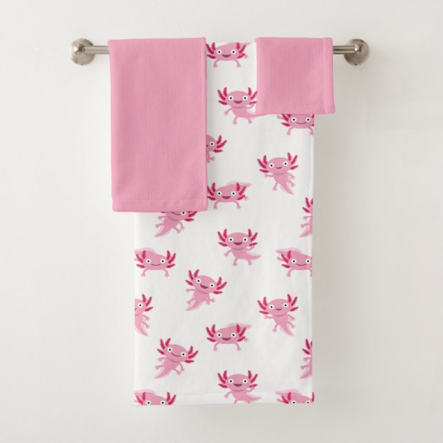 Axolotl Bath Towel Set (Insitu)