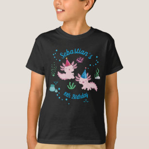 Axolotl Birthday Boy T-Shirt