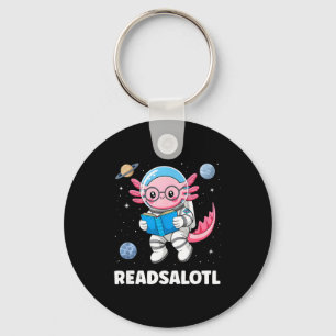 Axolotl books readsalotl reading bookworm boys key ring