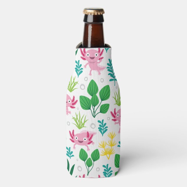 Axolotl Bottle Cooler (Bottle Front)