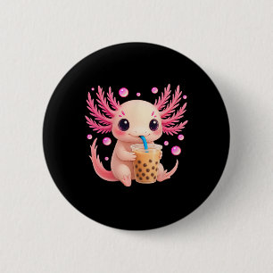 Axolotl Bubble Bo Tea Anime Cute Kawaii Teen Girls 6 Cm Round Badge