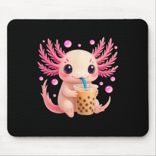 Axolotl Bubble Bo Tea Anime Cute Kawaii Teen Girls Mouse Pad
