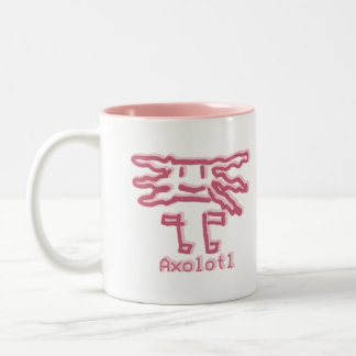 Axolotl by Álvaro Two-Tone Coffee Mug