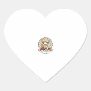 Axolotl Cat Axolotl Cute Weird Pet Cat Vintage Vec Heart Sticker