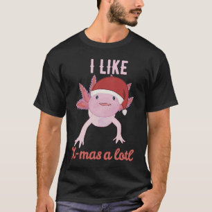 Axolotl Christmas Aquarium Fish Tank X Mas Lurch