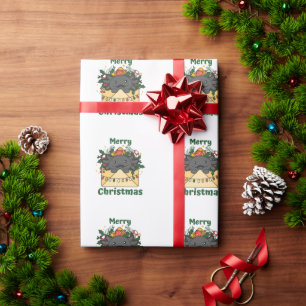 Axolotl Christmas Letter Winter Animals Axolotls Wrapping Paper