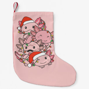 Axolotl Christmas Tree Christmas Animals Axolotls Small Christmas Stocking