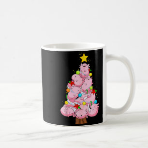 Axolotl Christmas Tree Ornament Fish Axolotl Anima Coffee Mug